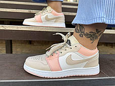 Жіночі кросівки SportLineB2131-17 Бежеві з рожевими вставками, фото 3