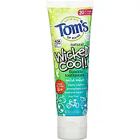 Tom's of Maine, Wicked Cool !, зубная паста с натуральным фтором, для детей от 8 лет, дикая мята, 144 г (5,1
