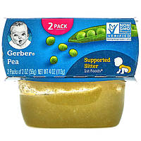 Gerber, гороховое пюре, 2 баночки в упаковке, по 56 г (2 унции) каждая Днепр