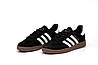 Чоловічі кросівки Adidas Spezial Black White (Чорні) Адідас Спеціал повсякденні замші шкіра текстиль В'єтнам, фото 5
