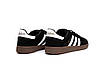 Чоловічі кросівки Adidas Spezial Black White (Чорні) Адідас Спеціал повсякденні замші шкіра текстиль В'єтнам, фото 6