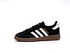 Чоловічі кросівки Adidas Spezial Black White (Чорні) Адідас Спеціал повсякденні замші шкіра текстиль В'єтнам, фото 4