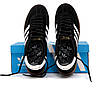 Чоловічі кросівки Adidas Spezial Black White (Чорні) Адідас Спеціал повсякденні замші шкіра текстиль В'єтнам, фото 9
