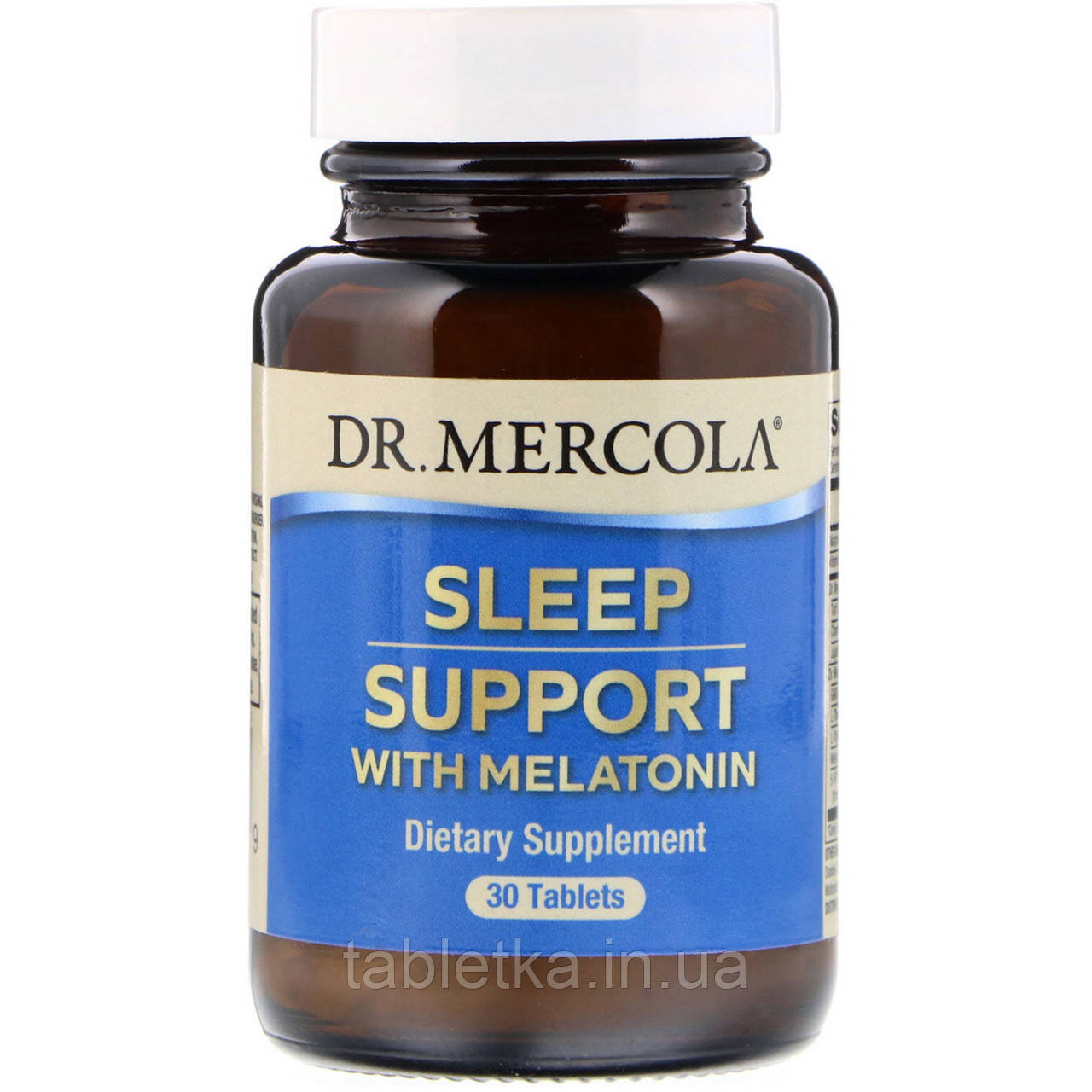 Dr. Mercola, Підтримка сну з мелатоніном, 30 таблеток
