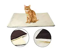 Подстилка для собак Pet Bed | Самонагревающийся коврик для животных | Спальное место для кошек 65 см х 45см