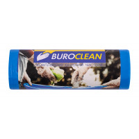 Пакети для сміття Buroclean EuroStandart міцні сині 120 л 10 шт. (4823078977915), фото 1