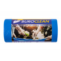 Пакети для сміття Buroclean EuroStandart міцні сині 60 л 20 шт. (4823078977878), фото 1