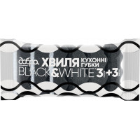 Губки кухонні Добра Господарочка B&W Хвиля 6 шт. (4820086522120), фото 1