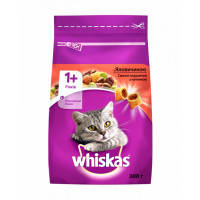Сухой корм для кошек Whiskas с говядиной 300 г (5998749144114)