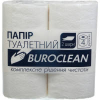 Туалетная бумага Buroclean белая 4 рулона (4823078910554)