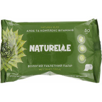 Туалетний папір Naturelle вологий Алое та комплекс вітамінів 50 шт. (4820207591059), фото 1