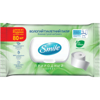 Туалетний папір Smile Family для дорослих з клапаном 80 шт. (4823071642278), фото 1