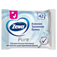 Туалетний папір Zewa Pure без аромату 42 шт. (7322540796582), фото 1