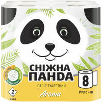 Туалетная бумага Сніжна Панда Aroma 2 слоя 8 рулонов (4823019008333)