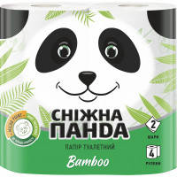 Туалетний папір Сніжна Панда Bamboo 2 шари 4 рулони (4823019009415)