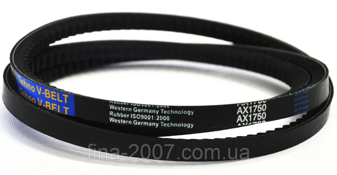 Ремінь А-1750 зубчастий / AX-1750