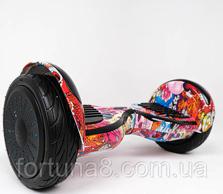 Гіроборд Smart Balance Wheel Pro Premium 10.5 Графіті рибки, фото 1