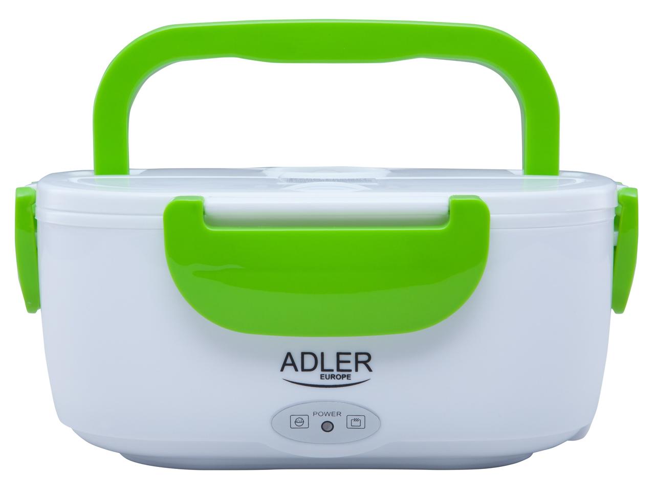 Електричний ланч-бокс з підігрівом Adler AD 4474 Зелений, фото 1
