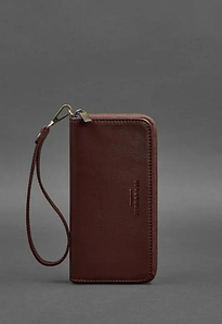 Портмоне на блискавці з натуральної шкіри