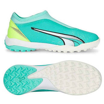 Сороконіжки дитячі Puma Ultra Match Ll + Mid Tt 107231-03, Блакитний, Розмір (EU) — 33