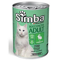 Влажный корм для котов Simba cat wet кролик 0,415 кг (8009470009089)