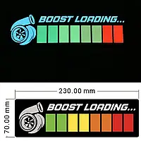 Эквалайзер на стекло авто LED панель BOOST LOADING