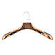 Тремпелі плічка вішалки для верхнього одягу бронзові з прогумованою антиковзкою вставкою, 44 см, фото 2