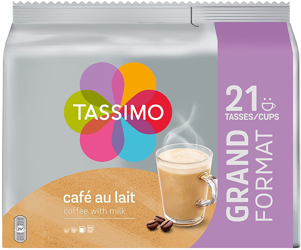 Кава в капсулах Тассимо - Tassimo Cafe au Lait (21 порція)