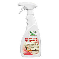 Жидкость для чистки кухни и индукционных плит RoNi 500мл пенный распылитель