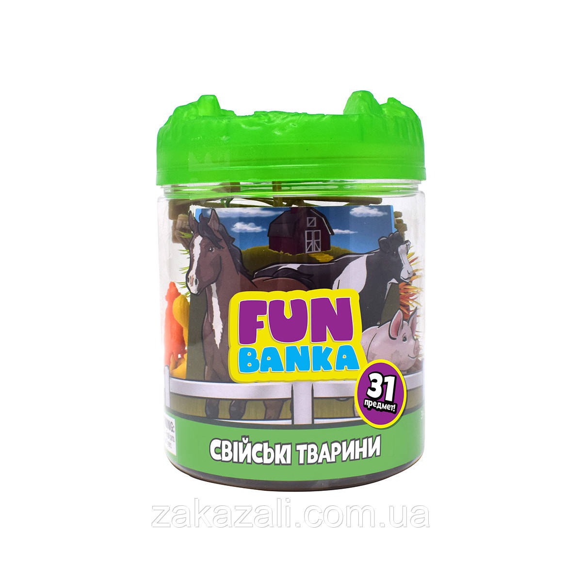 320386 Ігровий міні-набір FUN BANKA СВІЙСЬКІ ТВАРИНИ | Нові товари