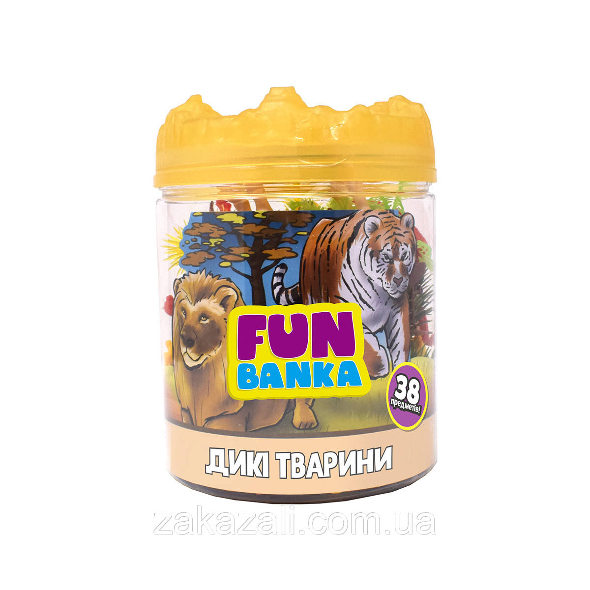 320385 Ігровий міні-набір FUN BANKA ДИКІ ТВАРИНИ | Нові товари