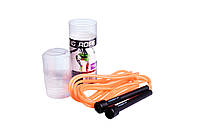 Скакалка basic jump rope оранжевая 2,8m