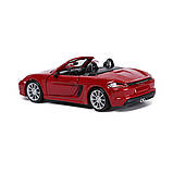 Автомодель PORSCHE 718 BOXSTER | Металева модель машинки Порше, фото 6