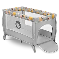 Дитяче ліжечко-манеж Lionelo Stefi Plus Pink Yellow Польща