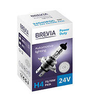 Галогеновая лампа Brevia H4 24V 75/70W P43t Power Duty PC 24040PDC