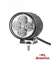 Фара противотуманная универсал LED 10-60V,12W (4х3W), 6000 K, 880 Lm, 83x109x76mm,IP69K (BOL0403 Flood)