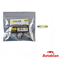 Светодиодная лампа LED 12V SV8.5 T11x36 COB-3SMD white 10шт. пол.пак.