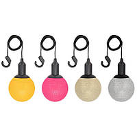 Новогодний светильник Led Cotton Ball Lamp | Подвесной светильник на батарейках | Лампа-шар на шнурке