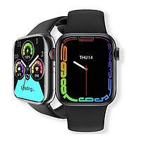 Часы Smart Watch GS7 Pro Max 45 мм (Черный) | Фитнес часы с тонометром и пульсоксиметром | Умные часы