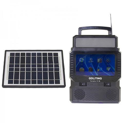 Станція GDLITING Portable TV FM GD-8086, Портативний зарядний пристрій, Переносний ліхтар