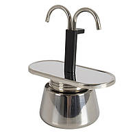 Кофеварка bo-camp stainless steel 2-cups silver