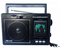 Радио GOLON RX99 UAR | ФМ приемник с флешкой | Портативная колонка | Переносное радио