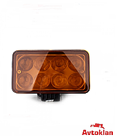 Дополнительная LED фара BELAUTO BOL0803LA 1600Лм (точечный янтарный) 10-60V DC, 24W (8х3W), EPISTAR LEDS, 6000
