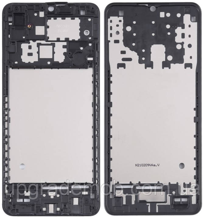 Рамка дисплея Samsung A022 Galaxy A02 чорна, фото 1