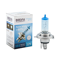 Галогеновая лампа Brevia H4 12V 60/55W P43t Power White +60% 4300K CP 12040PWC
