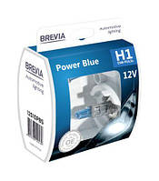 Галогенні лампи Brevia H1 12V 55W P14.5s Power Blue S2 (2шт) 12010PBS