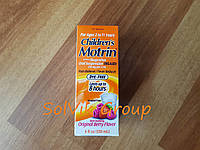 Motrin Children, средство для снижения температуры пероральная суспензия, Мортин для детей, ибупрофен 120 мл.
