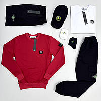 7в1 Stone Island світшот-штані-футболка-шорти-кепка-2пари шкарпетки.Хіт!