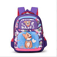 Рюкзак школьный для 1 класса девочке с собачкой