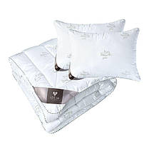 Набір Super Soft Classic євро IDEIA ковдра 200х220 см + подушки 2 шт 50х70 см штучний пух, фото 3